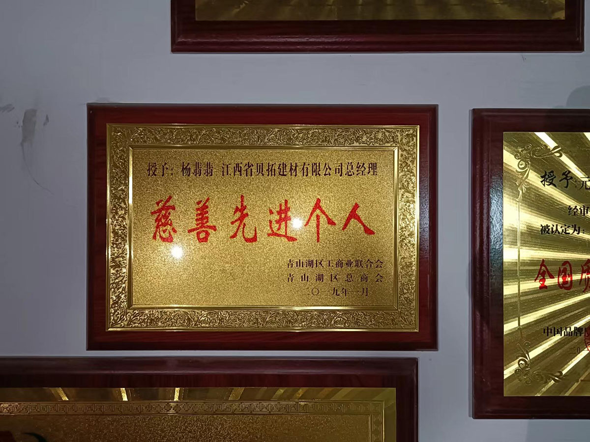 慈善先进个人